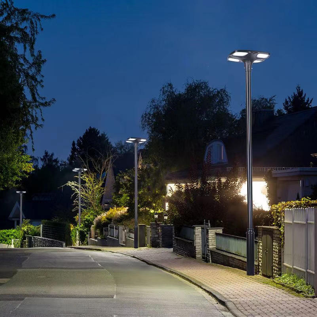 Fabricante de luz LED h&iacute;brida solar e CA para jardim para projetos externos SL-104