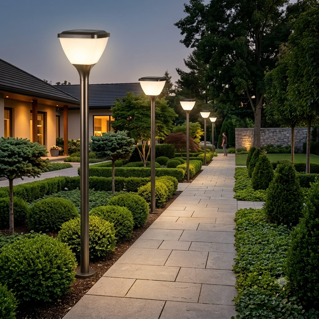 Fabricante de luz LED h&iacute;brida solar e AC para jardim para atacado e projetos SL-112