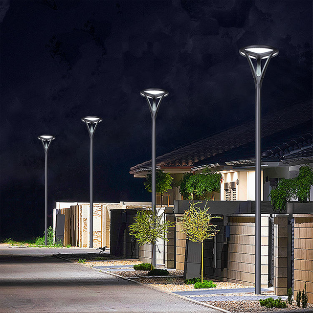 الشركة المصنعة لمصابيح الحديقة LED الهجينة التي تعمل بالطاقة الشمسية والتيار المتردد للمشاريع الخارجية SL-109